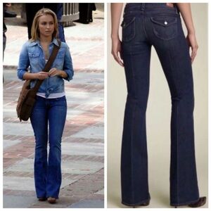 Vintage Paige Jeans Low Rise Bootcut Pico Size 30 Made In USA Premium Denim Y2K